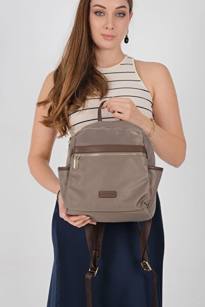 Silver Polo Silver & Polo Sp1209 Women's Backpack Sand-Brown