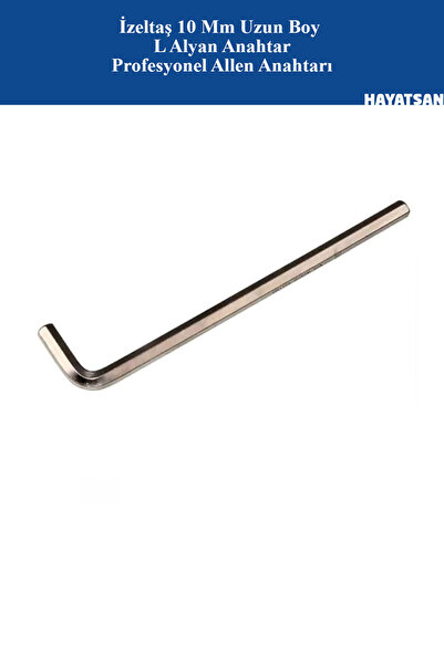 İzeltaş 10 Mm Uzun Boy L Alyan Anahtar | Profesyonel Allen Anahtarı