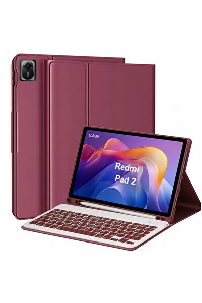 m.tk moveteck Xiaomi Redmi Pad 2 Tablet Compatible Keyboard Case with Wireles...