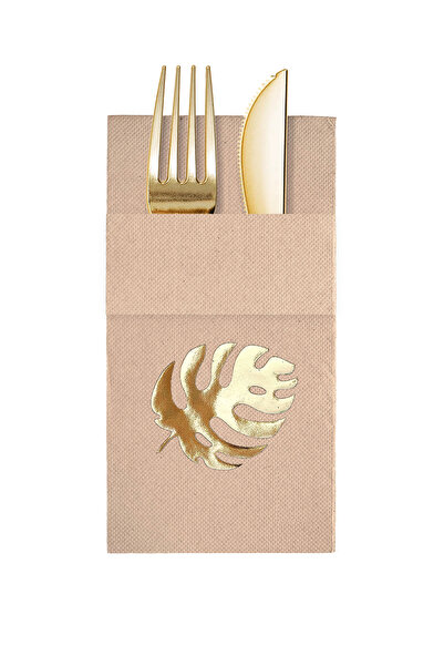 Story مناديل ورقية ملونة من ورق الكرافت مقاس 40 × 40 سم، مزينة بنمط قاعدة الج...