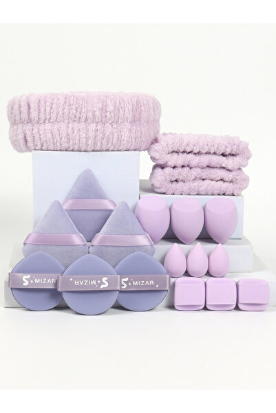 Choice6 طقم ربطات شعر بنفسجي داكن مكون من 18 قطعة. يتضمن ربطة شعر واحدة، وربط...