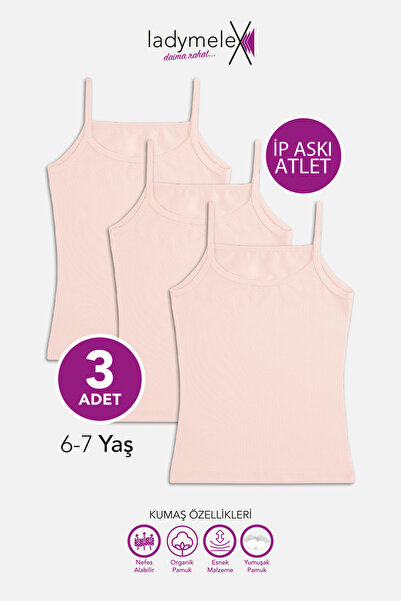 LadyMelex Girl's Tank Top, String Straps, Soft Cotton Fabric
