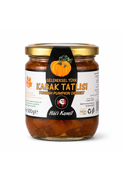 Haci Kamil KABAK TATLISI 500GR(YUMUŞAK FORM) CAM KAVANOZ