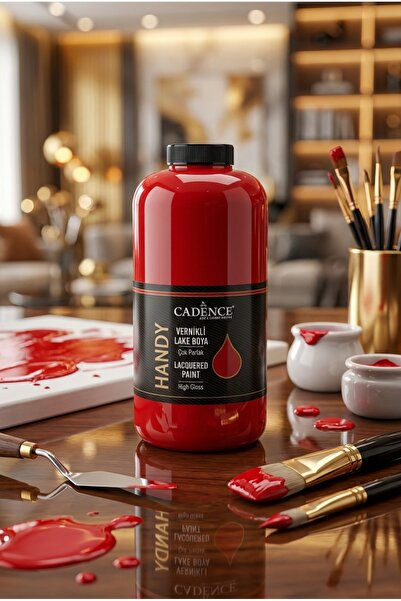Cadence Handy Lake Parlak L018 Crimson Kırmızı 2000 ml Boya Tüm Yüzeyler İçin...