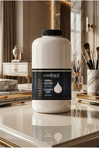 Cadence Handy Lake Parlak L004 Antik Beyaz 2000 ml Boya Tüm Yüzeyler İçin Kok...