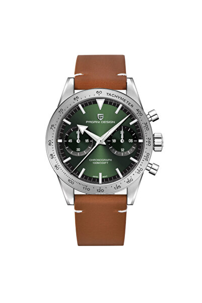 Choice10 ساعة باجاني ديزاين 2026 للرجال، لون أخضر، كوارتز قمري، ساعة رياضية م...