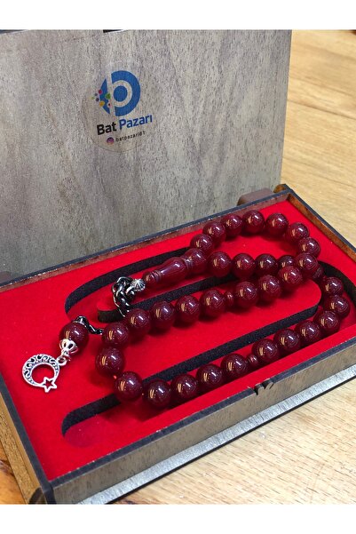 Black Sea Port مسبحة عنبرية مقطوعة على شكل كرة