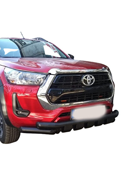 TMZ Garage 2015+TOYOTA HİLUX SHARK ÖN TAMPON KORUMA DEMİRİ KORUMA BARI SİYAH