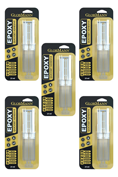 Globmann ERN ŞEFFAF EPOKSİ 25 ML - 5'li Paket