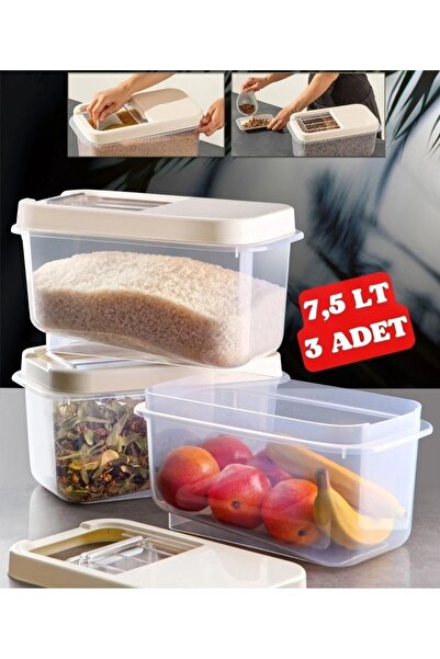 b11 10-liter transparent plastic rice storage bucket