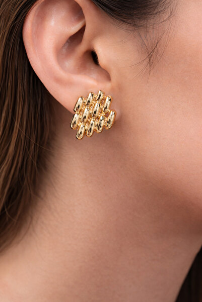 uğurlu dükkan أقراط الفسيفساء الذهبية