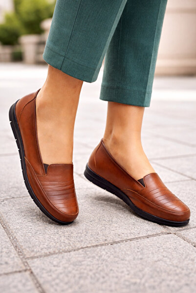 Universal Emil Shoes İçi Hakiki Deri Kışlık Taban Tam Ortopedik Topuk Jelli S...