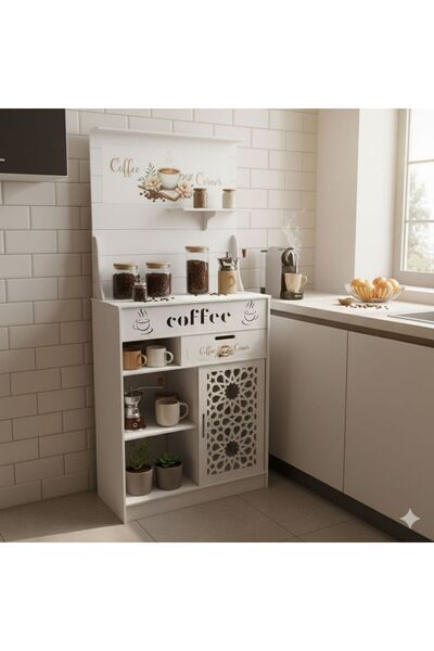 Generica كوفي كورنر فوركس للضيافة والتقديم القياس 180*80*35 سم