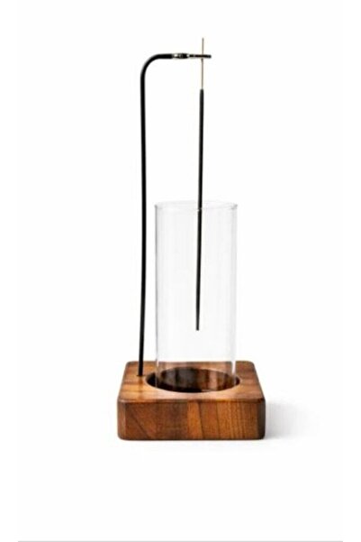 woodique Dekoratif Ahşap Tütsülük – Oda Kokusu ve Meditasyon Aksesuarı 10x27 cm