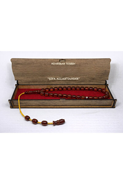 UMUTSONLİNE سبحة كهرمان طبيعي 33 حبة