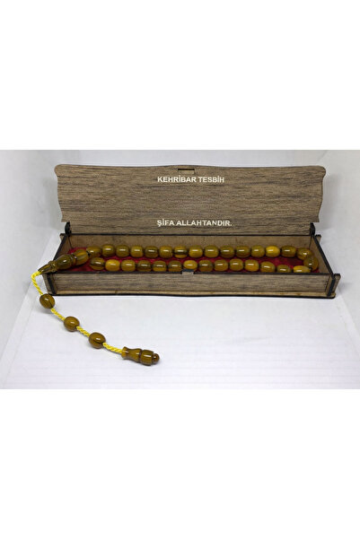 UMUTSONLİNE سبحة كهرمان طبيعي 33 حبة