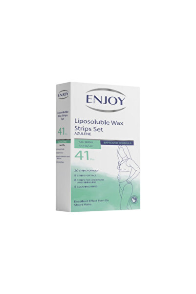 Enjoy Azulene Liposoluble Wax Strip Set, 41 Pieces