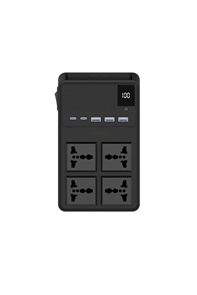 Tradeo 2500W 4 AC Power Strip with Retractable Cables, PD 20W Fast Charging &...