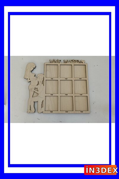 İN3DEX 9 Month Baby Photo Frame Laser Cut