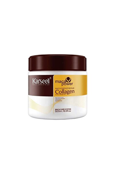 KARSEELL Maca Power Repairing Mask with Collagen for Dry & Damaged Hair, 500ml