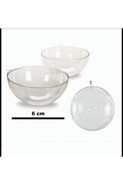 AEC MİKA KÜRE ŞEFFAF 6 CM 10 ADET