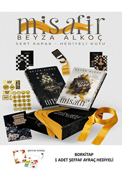 İndigo Kitap Misafir / Ciltli Kutulu /Beyza Alkoç Şeffaf Ayraç Hediyeli