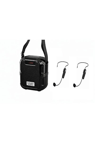 Westa Kablosuz 2 Adet Kafa Mikrofonlu Taşınabilir Rehber Anfisi, Bluetooth Ho...