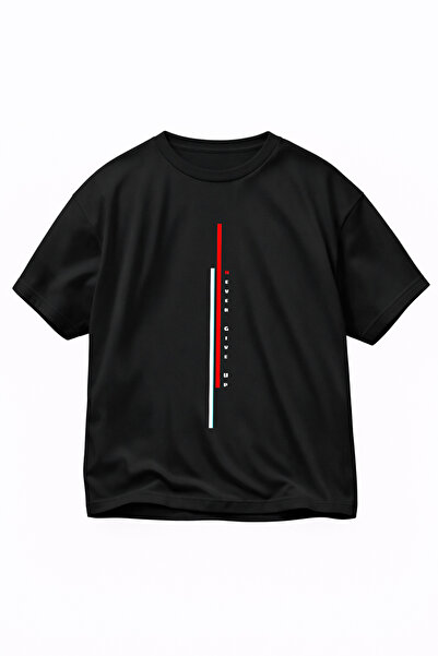 LORVEX T-Shirt Oversized 100% Cotton Comfortable Fit Give Upp Printed Premium