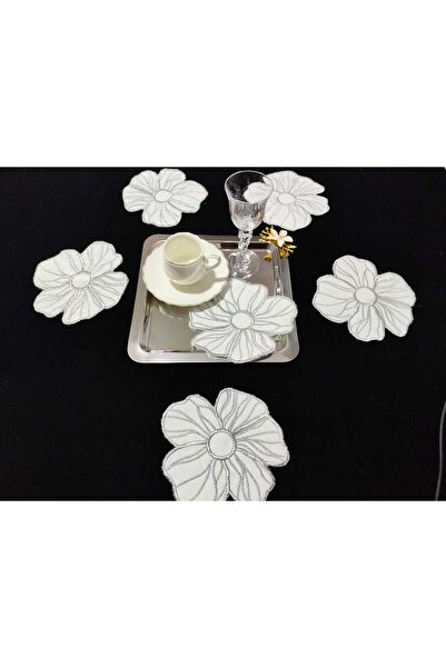 Nakıs bahcesi 6 Adet Kahve Yanı Sunum Peçetesi, Kokteyl Peçetesi