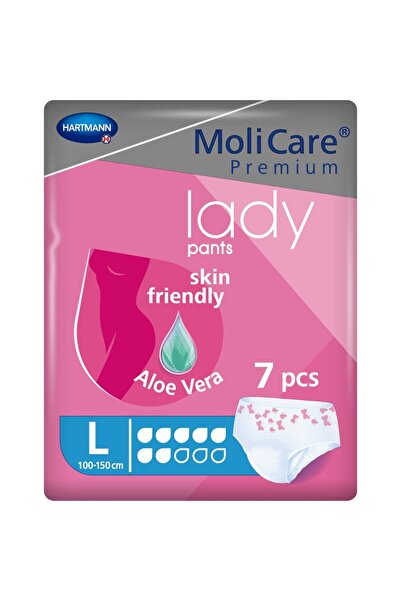 MOLICARE حفاضات مولي كير بريميوم كبيرة الحجم للسيدات البالغات مع خلاصة الصبار...