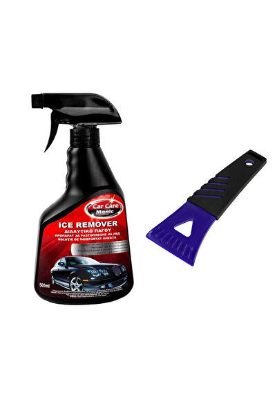 Zet Set spray și racletă pentru parbriz Îndepărtare rapidă a gheții și a îngh...