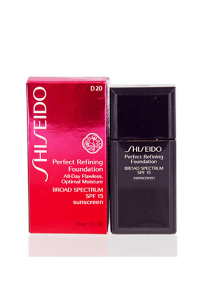 Shiseido , Perfect Refining, Moisturizing, Liquid Foundation, D20, Rich Brown...