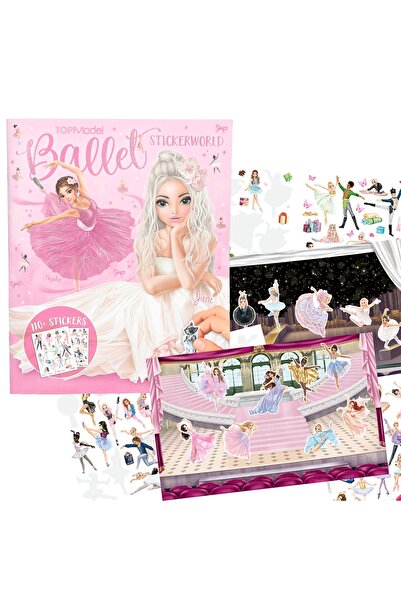 Top Model TOPModel Stickerworld Ballet – 110+ Çıkartmalı Kız Çocuk Bale Stick...