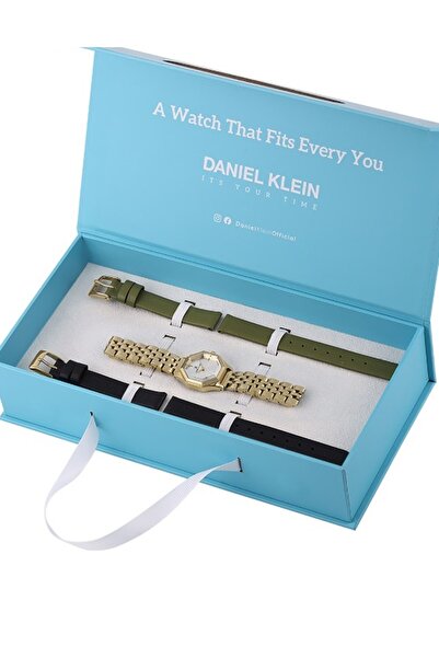 Daniel Klein 3-Piece Combination Women's Wristwatch Gift Set in Special Box -...