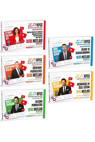 İndeks Akademi SÜPER FİYAT - 2025 KPSS MEB-AGS Eğitim Bilimleri Akademisi Vid...