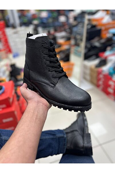 KILIÇ Men's Boots with Non-Slip Soles, Waterproof and Wool Inside