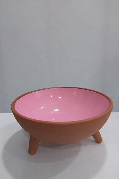 Universal Ayaklı Sırlı Çömlek Seramik Kedi & Köpek Mama-Su Kabı