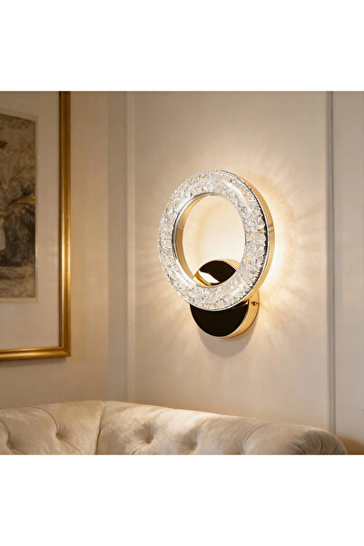 Hammer إضاءة أبليك حائط مودرن ذهبي لون الانارة 3 اضاءات واط 5