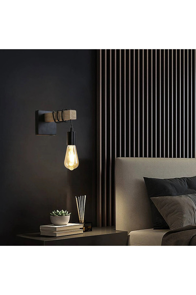 Hammer إنارة جدارية داخلية تمنح السرير أجواء أكثر نعومة E27*1L