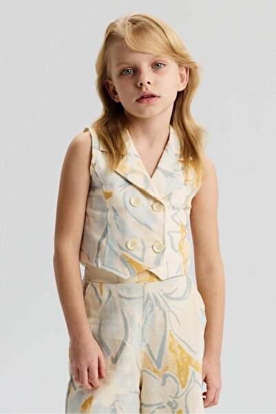 nk kids Детско жиле за момичета 4-8 години 31501