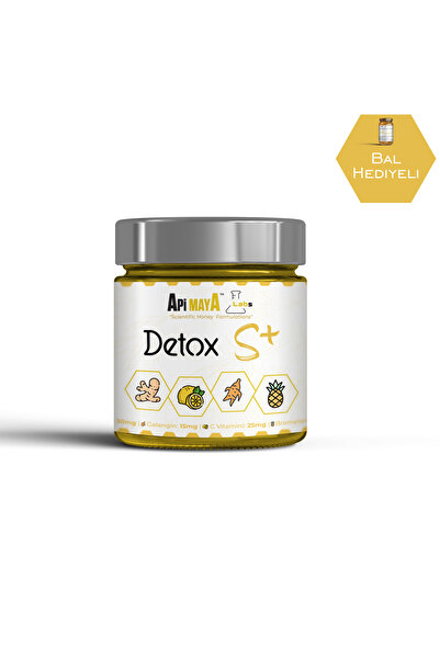 Apimaya Detox S+ (Bal, Limon, Zencefil, Ananas, Havlıcan, Propolis)