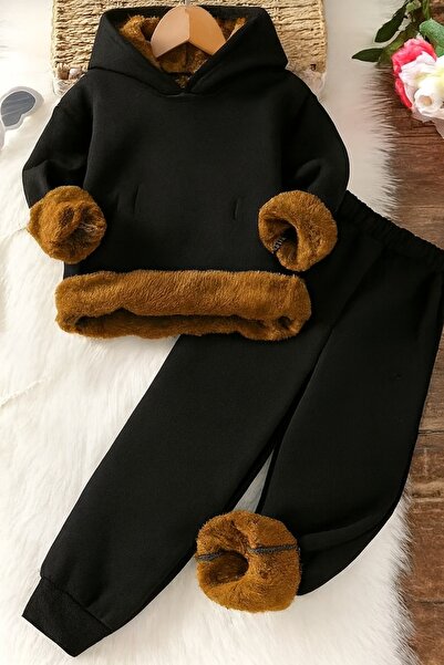 shop Set unisex din 2 piese, cu detalii din pluș