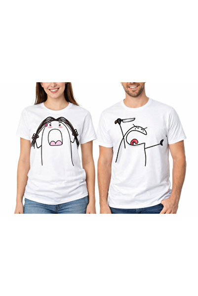 Tiny and Co 100% Cotton Dear, Couple Printed Combination T-Shirt (the Product...