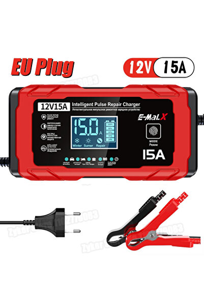 Choice4 شاحن بطاريات ذكي جديد 15 أمبير، قابس أوروبي، 12 فولت، 15 أمبير/8 أمبي...