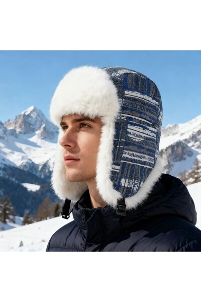 Antumn Furry winter hat