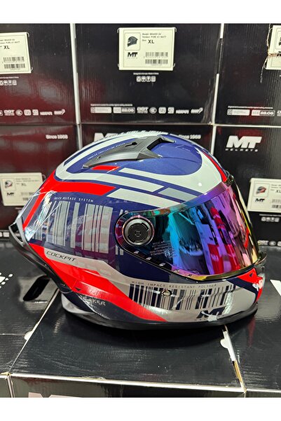 MT Helmets Braker sv cockpit parlak kask (şeffaf vizörlü biçimde) gönderilece...