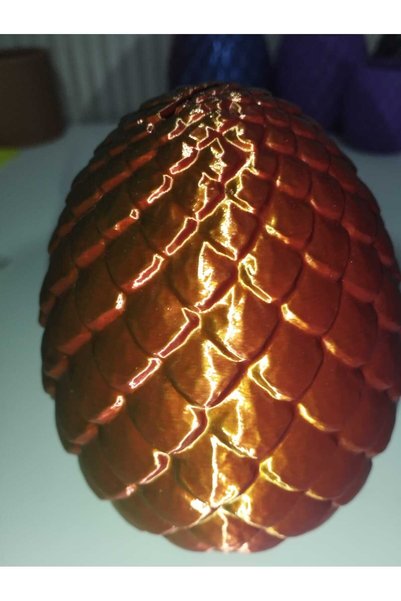 3D Layshop 3D Printing Decorative Large Dragon Egg Piggy Bank - Color Changing Fantastic Gift Item