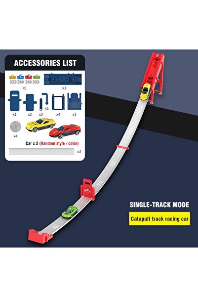 Choice6 لعبة نموذجية لسيارات سباق مزدوج ذات عجلات مزدوجة، مسار سباق مفرد ، لع...