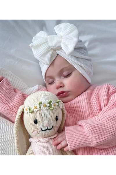 YENİDOĞAN Pamuklu Çift Fiyonk Nefes Alan Terletmeyen Full Esnek Kız Bebek & Ç...