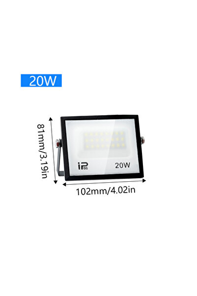 Choice كشاف إضاءة LED خارجي مقاوم للماء، يعمل بجهد 220 فولت تيار متردد (175-2...